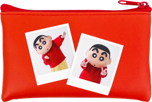 クレヨンしんちゃん フラットミニポーチ（ランダム10種） ハイ！チーズ